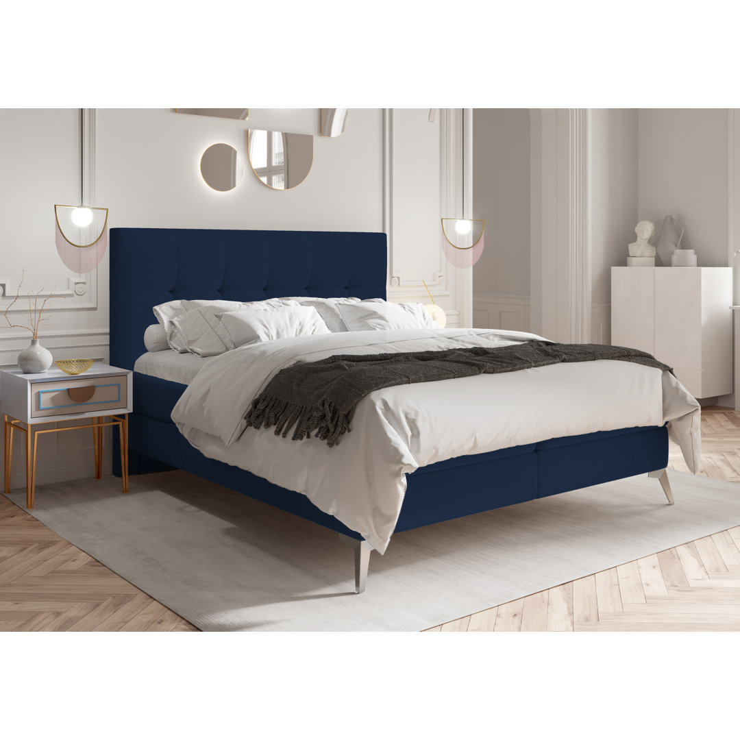 Iredale Boxspringbett mit Topper und Stauraum