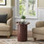 Pedestal Wood Round End Table-527009043