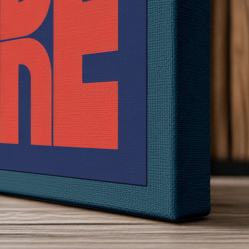 Print, 36x24 - 91.4 x 61.0 cm, Teal Border