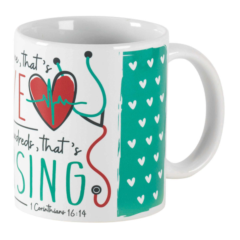 Tasse «Nurse Care For One» en céramique 11 oz