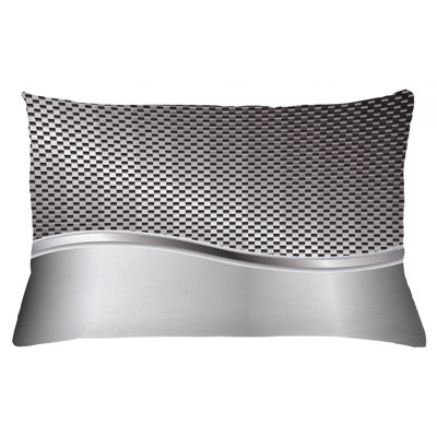 Housse de coussin lombaire géométrique intérieur/extérieur