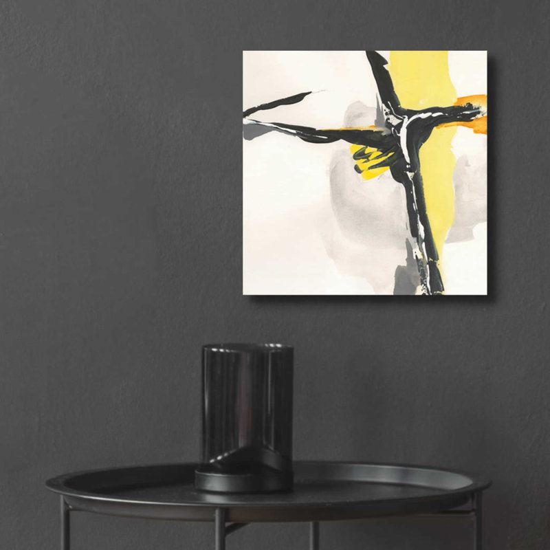 «Creamy Yellow II» par Chris Paschke, H 12 po x l 12 po x P 0,13 po