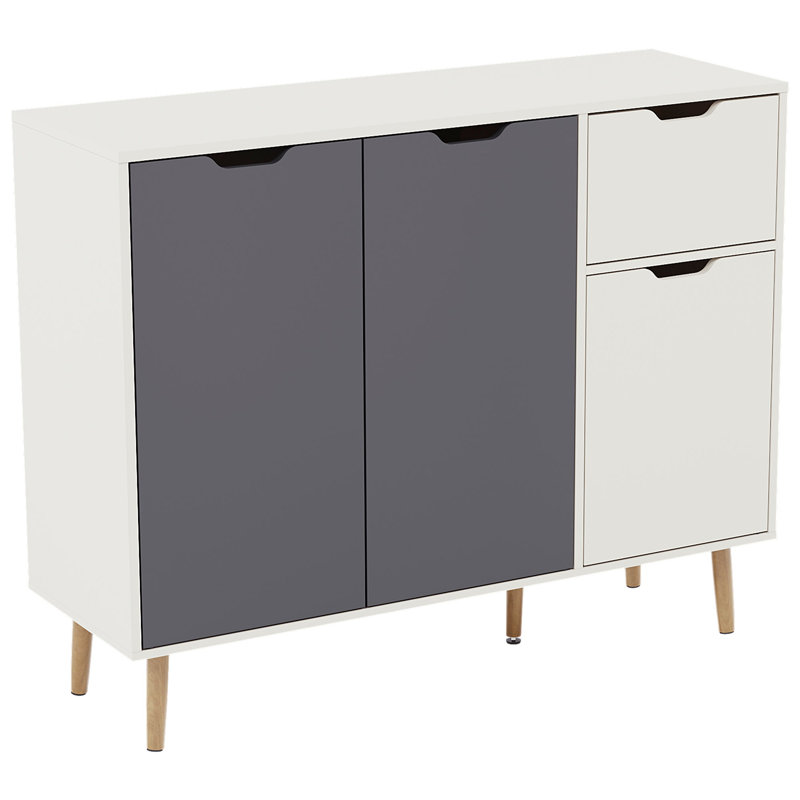 Dubberly Accent Cabinet, Grey/White