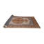 Tapis oriental orange / gris-1658837649