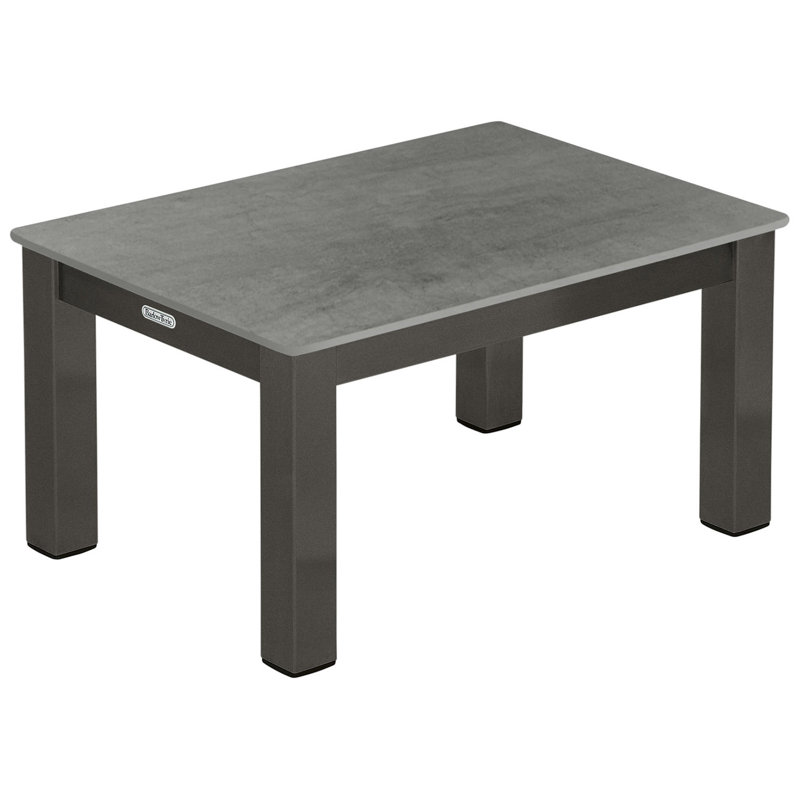 Equinox Outdoor Coffee Table, Graphite, Black