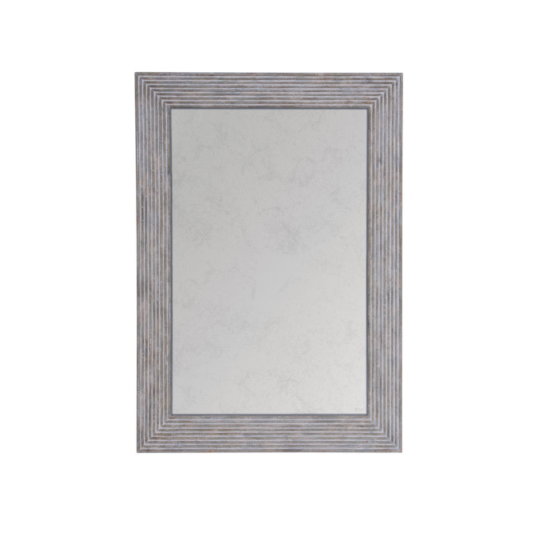 Miroir d’appoint de style moderne et contemporain côtelé suédois