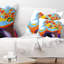 Coussin imprimé "Blonde Girl Art - Autres"