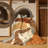Machine Washable Daleville Antique Roadster Car Traditional Vintage Look Rug in Beige – Beige Binding-501977092