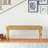 Aust Hand-Woven Water Hyacinth Entryway, Wicker Benches Indoor Solid Wood