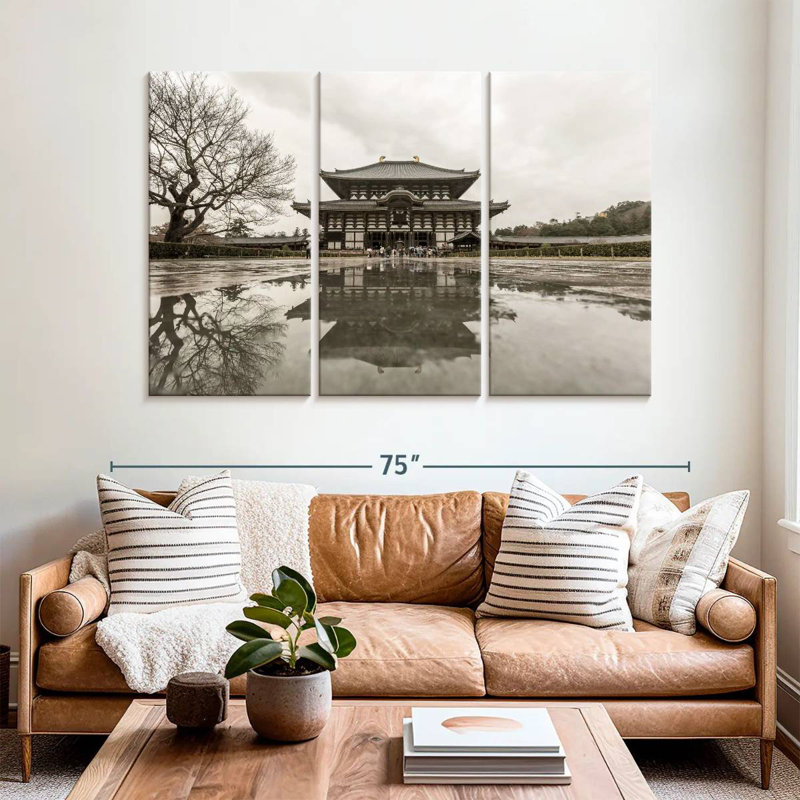 Adella Todaiji Temple Reflection, 42" H x 65" W