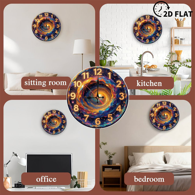 Horloge spirale Cosmic Galaxy