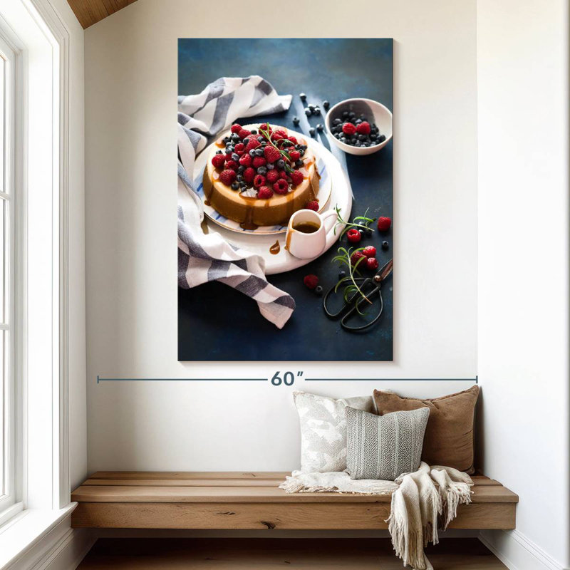 Yarlin Berry Cheesecake, 51" H x 34" W