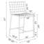 Tabouret en similicuir Casilde-639782445