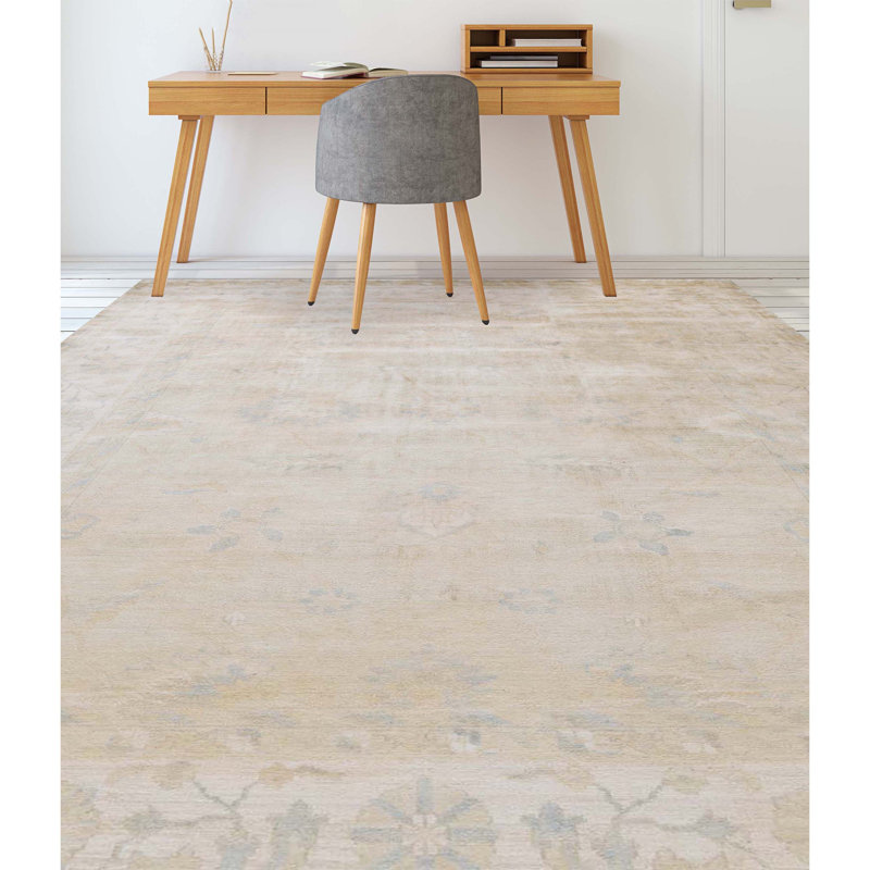 Wool Floral Area Rug