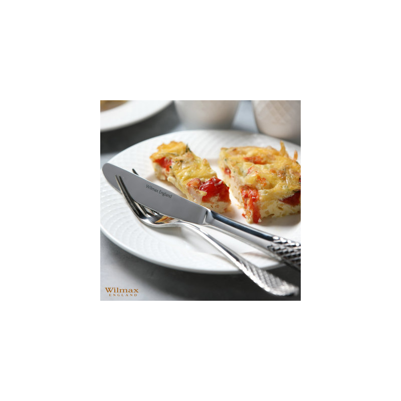Julia Diamond Collection Flatware, Silver