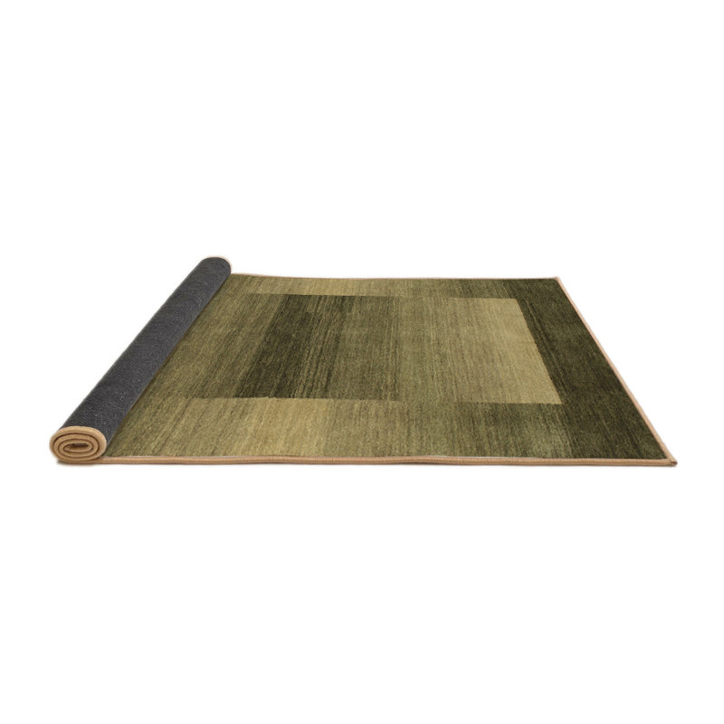 Tapis contemporain noir / beige, Carré 4 pi