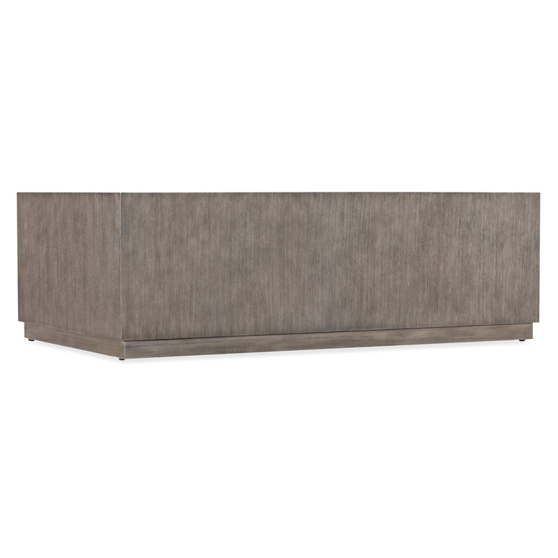 Rustic Brown Rectangular Wood and Metal Cocktail Table
