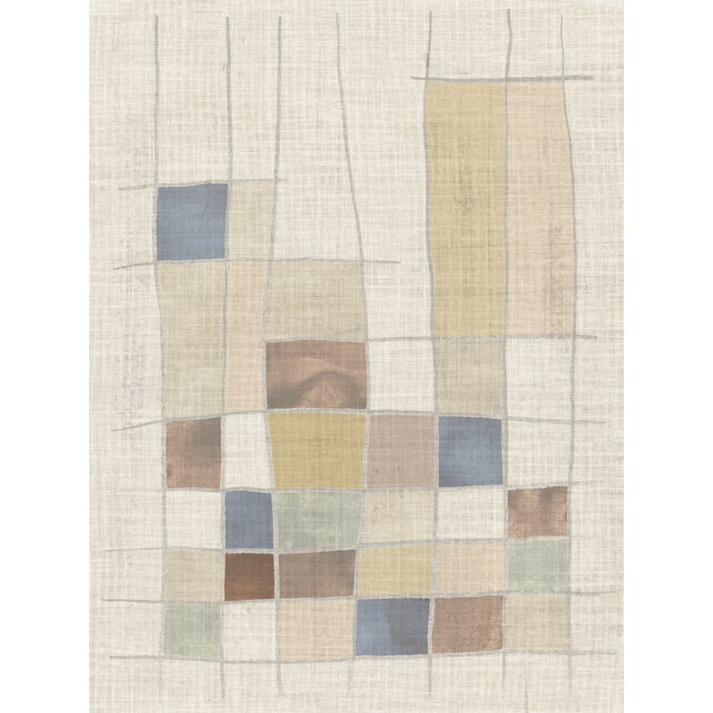 Cubic Weft I by June Erica Vess - Wrapped Canvas Print, 46 cm H x 30 cm W