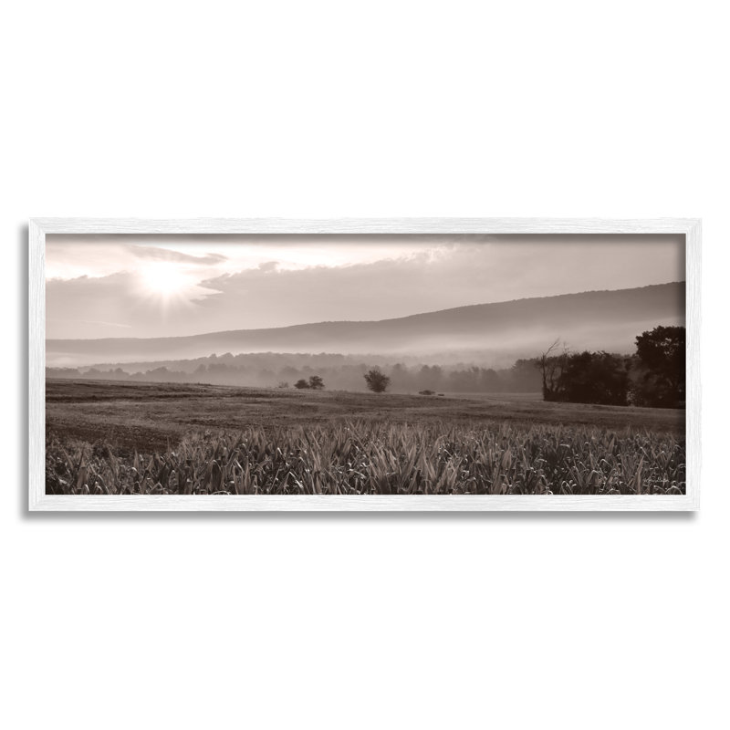 Photographie de giclée par Lori Deiter, H 10 po x l 24 po x P 1,5 po, Giclée encadrée blanc bord de mer