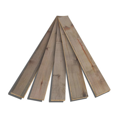 45" x 5.75" Driftwood Shiplap Wall Paneling