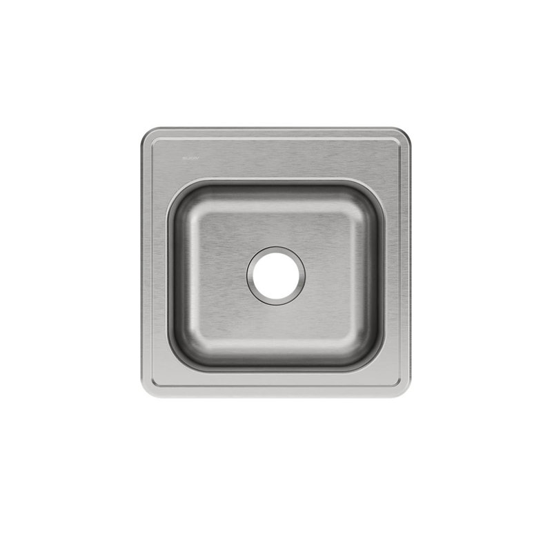 Stainless Steel 20" x 20" Single Bowl Drop-In Sink