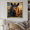 «Wild Rhino In The Water Wildlife» sur toile