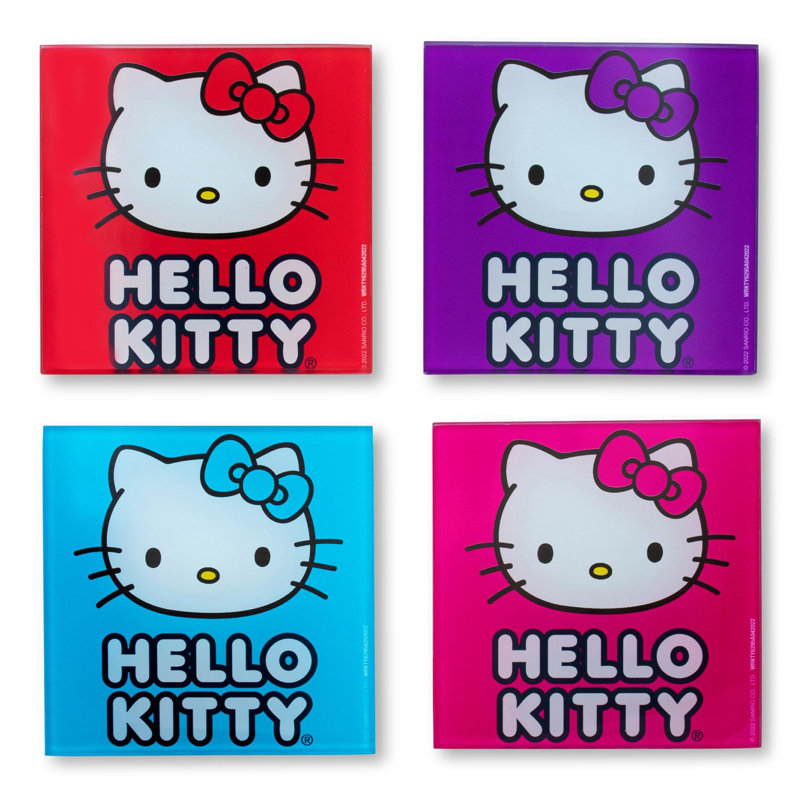 Sous-verres Sanello Hello Kitty Colors | Ensemble de 4
