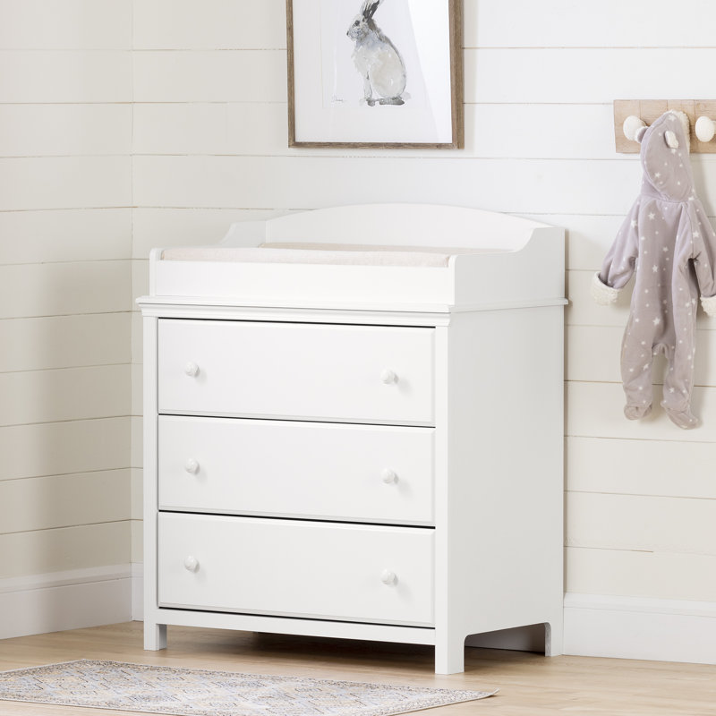 Commode à langer Cotton Candy, Gris tourterelle