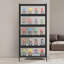 Display Cabinet with Acrylic Doors, 68 in Tall 5-Tier Curio Cabinet, Natural Wooden Fame, Collectibles Toy Organizers Rack & Display Case, Bookshelf for Home, Office, Playroom, Living Room