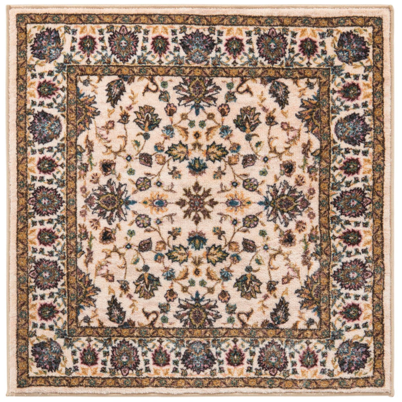 Artez Oriental Indoor Rug, Square 3'3"