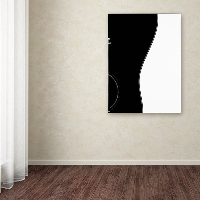 Art mural sur toile tendue - «Wagdi Kala», art mural de guitare pour le salon, la chambre à coucher ou le bureau - 14 x 19