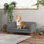 Canapé surélevé pour chien, canapé surélevé pour petits et moyens chiens, avec coussin souple amovible, patins antidérapants, installation simple-726379595