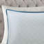 Housse de couette réversible en coton très grand / très grand - imprimé botanique, médaillon, revers à deux tons, fermeture à boutons, literie lavable à la machine à motif floral Shabby chic, revers inclus et taies décoratives, motif coloré (