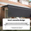 VidaXL 400cm W x 200cm D Fabric Cover Retractable Door / Window Awning