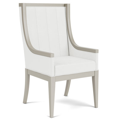 Chaise avec accoudoirs en polyester Busser