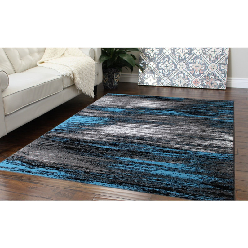 Abstract Indoor Rug, Rectangle 5' x 7'