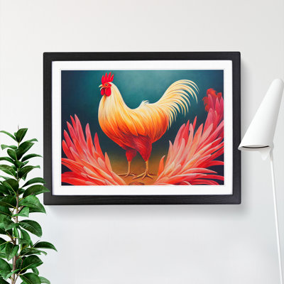 Ingenious Rooster - Single Picture Frame Print