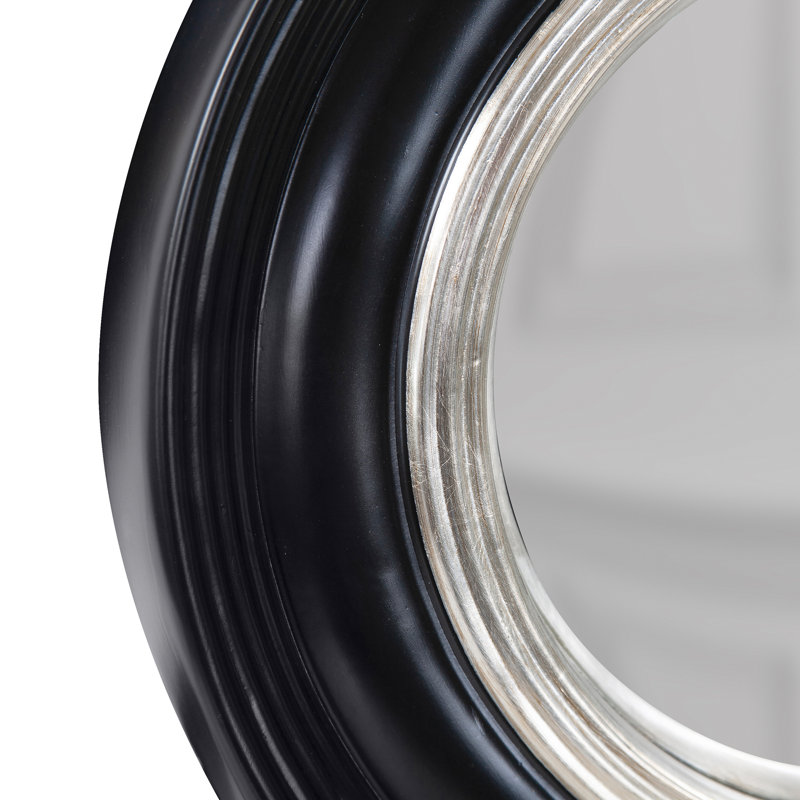 Round Mirror, Black