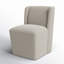 Chaise d'appoint rembourrée Ardeth-110651338