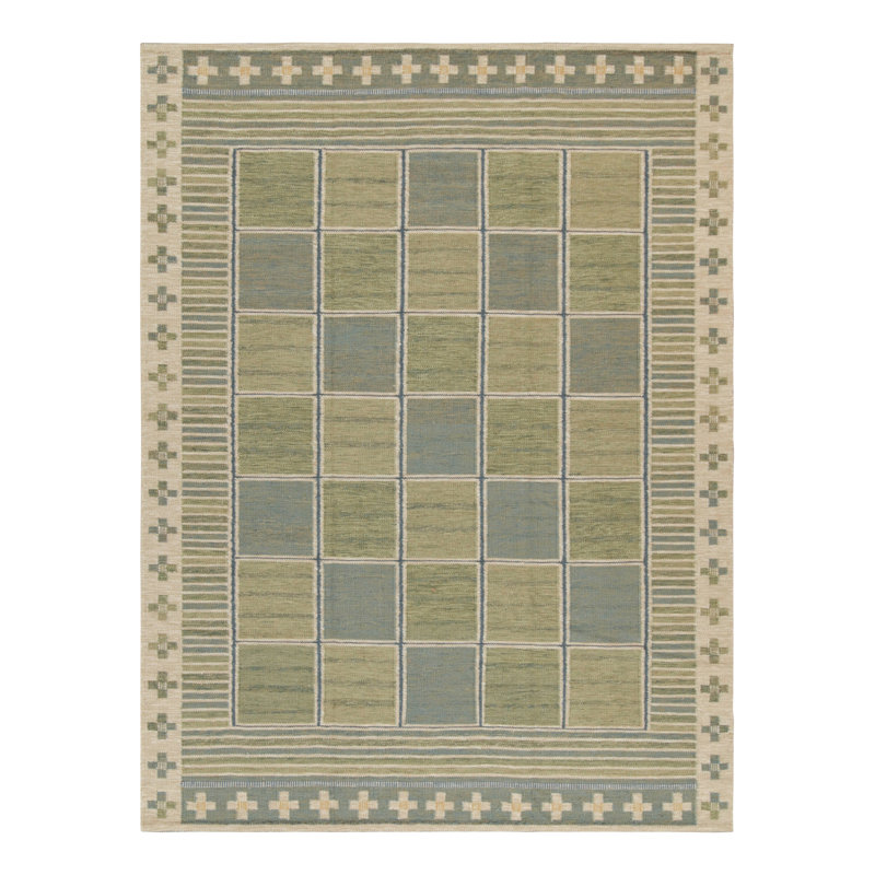 Wool Geometric Area Rug