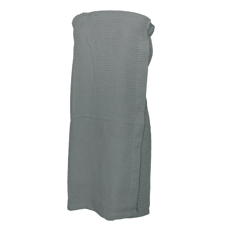Peignoir Pimlico Waffle Weave, Gris
