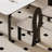 Modern minimalist dining table and chair set-112752664