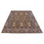 Tapis noir en laine New Age de conception unique 8 pi 10 po x 12 pi 2 po Busina