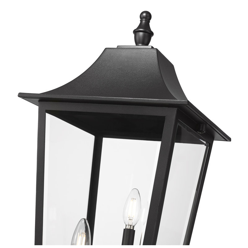 Luminaire d'extérieur 3 lumières Barling, H 149,5 po x l 12 po x P 12 po