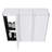 36" Bathroom Side Cabinet, 3-Soft Close Doors, Float Mounting Design, 12*3(KD-Packing)