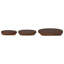  Plant Stool 3 Pcs Brown Mahogany Wood Stand Garden Decor Display Shelf