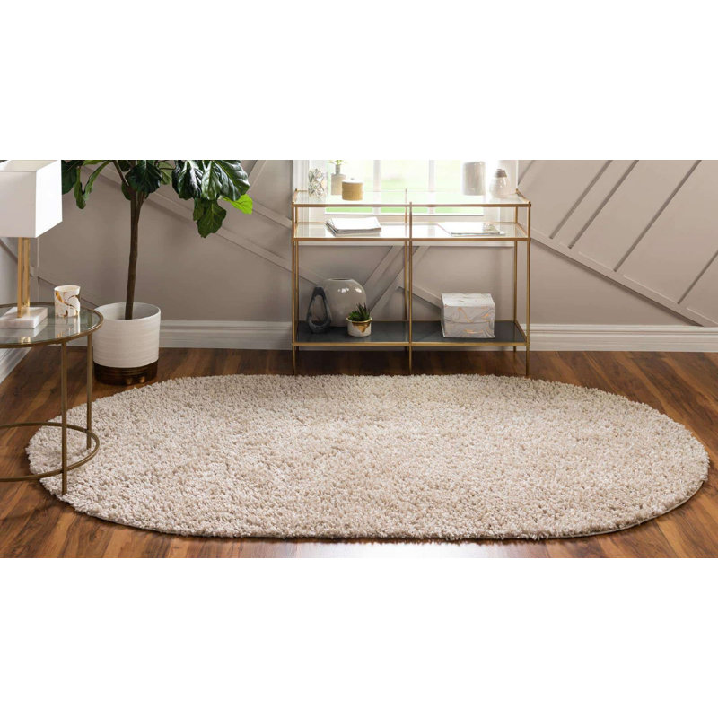Carlosadrian Oriental Indoor Rug, Oval 3'3" x 5'3"