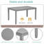 Ensemble de table de salle à manger de six articles-875017117-875017119