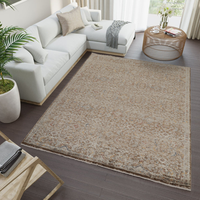 Rochele Collection Vintage Design Area Rug, 8 x 10'9