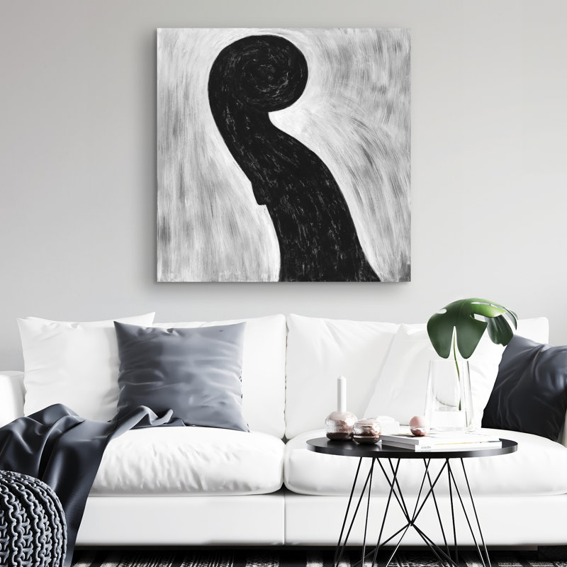 Scroll violin - 32"x32" art on canvas